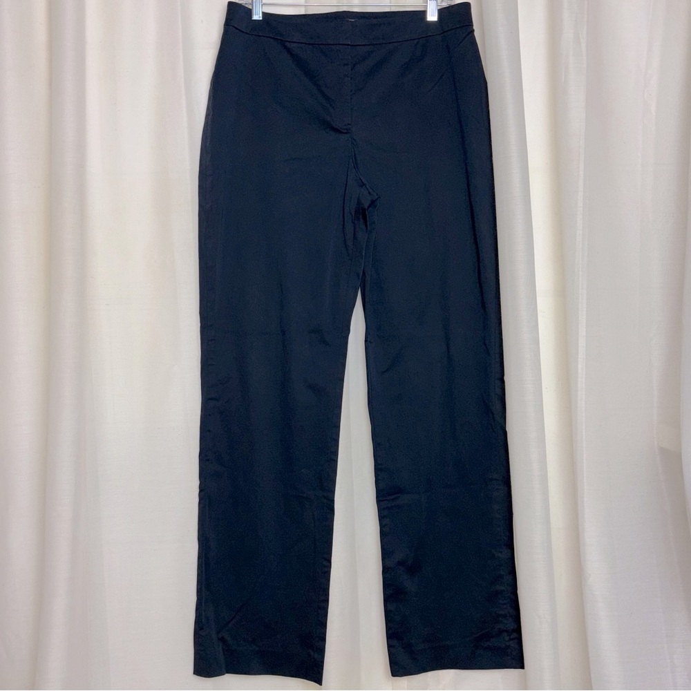Lafayette 148 Flat Front Straight Leg Business Office Pants Trousers